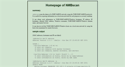 Desktop Screenshot of nmbscan.g76r.eu